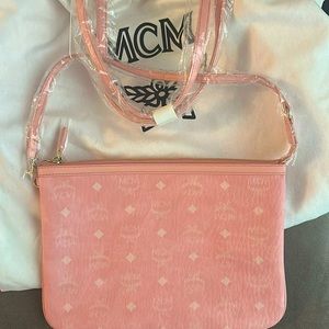MCM Pink Blossom Pounch
